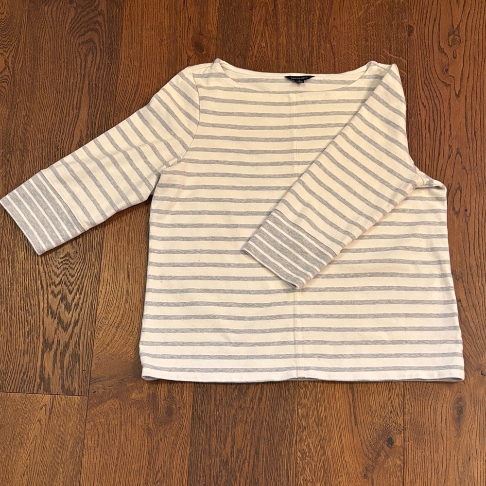 Striped Boat Neck Top